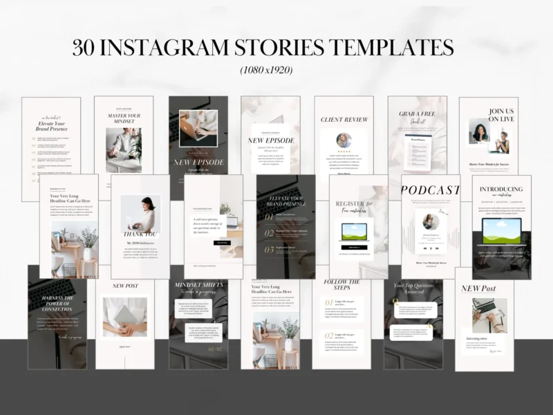 Social Media Canva Templates | Joanna Collection - Image 5