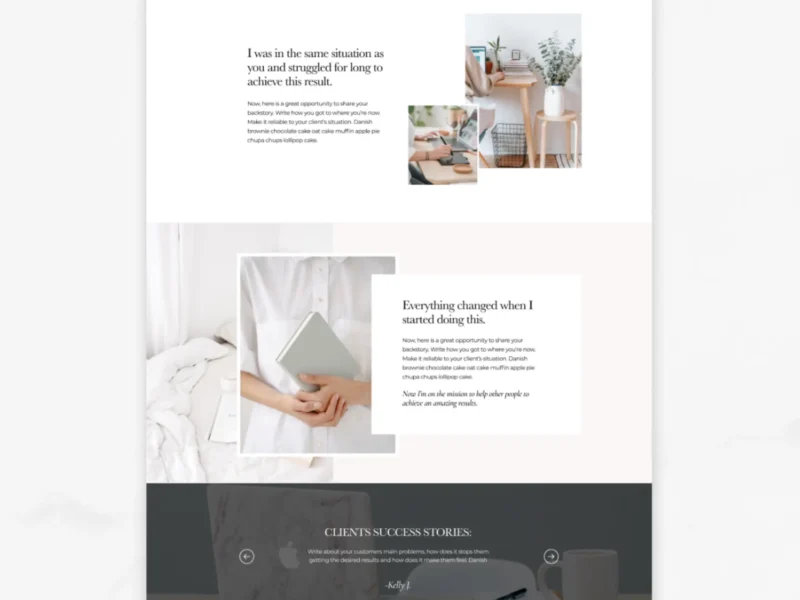 Website Showit Template  | Joanna Collection - Image 3