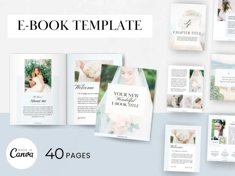 E-book Canva Template | Camelia Collection