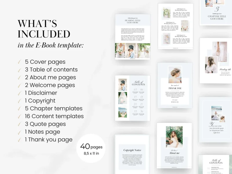 E-book Canva Template | Camelia Collection - Image 2