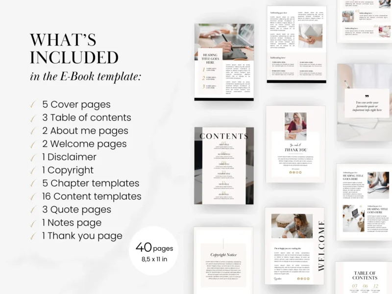 E-Book Canva Template | Joanna Collection - Image 2