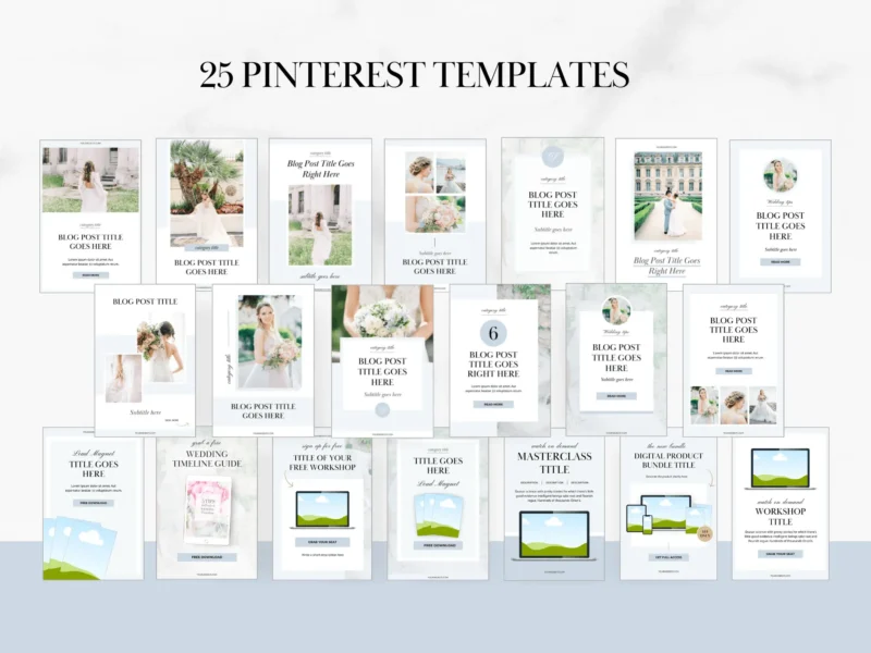 Pinterest Canva Templates | Camelia Collection - Image 4