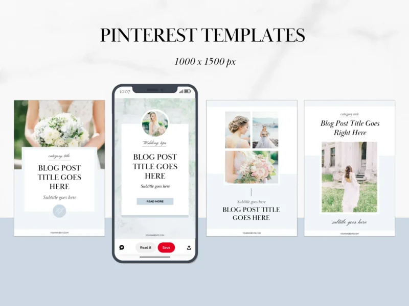 Pinterest Canva Templates | Camelia Collection - Image 2