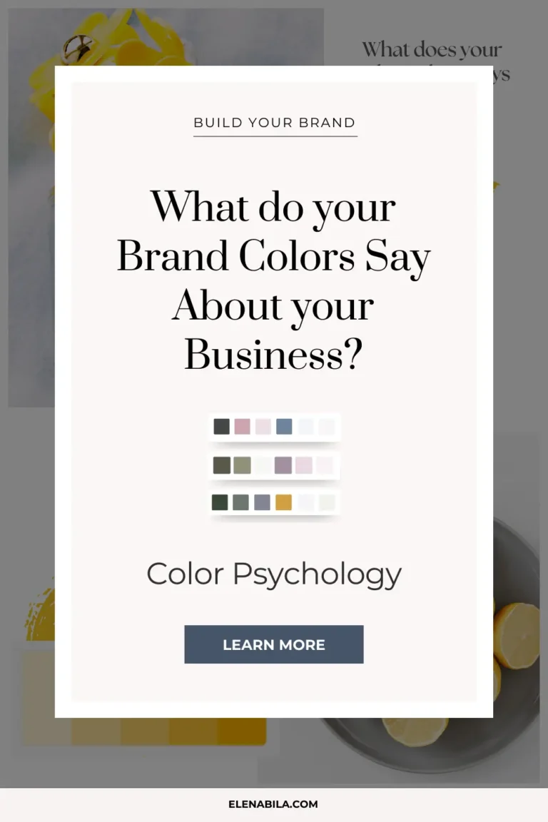 Color Psychology. What do your brand colors say about your business - by Elena Bila