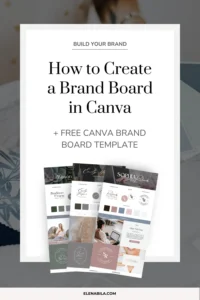 How to Create a Brand Board + Free Canva Brand Board Template