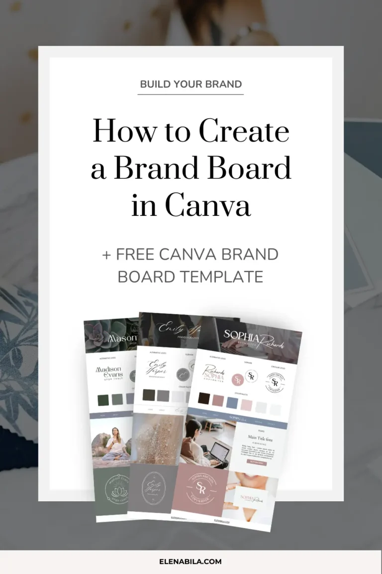 How to Create a Brand Board