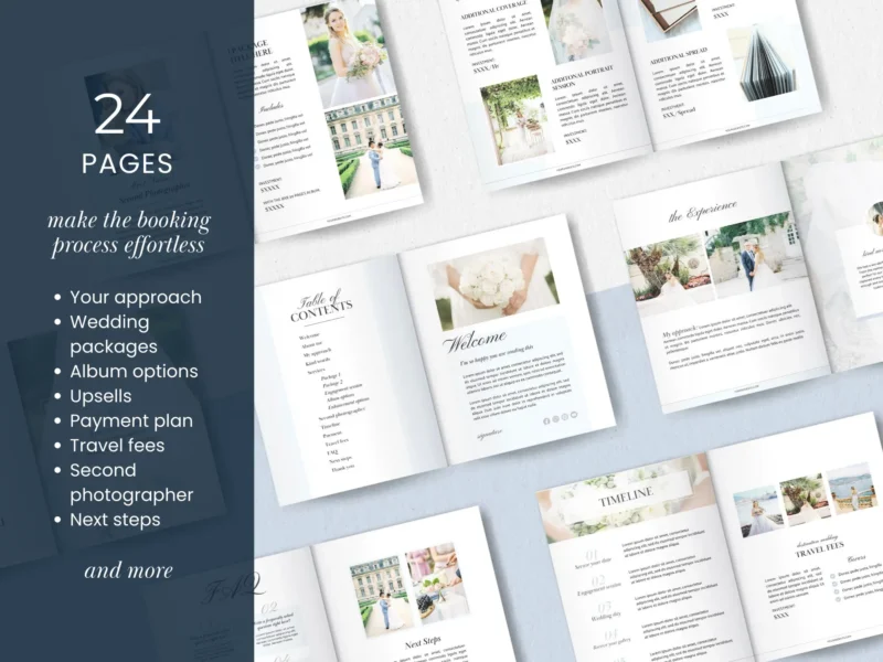 Service & Pricing Guide Canva Template | Camelia Collection - Image 2