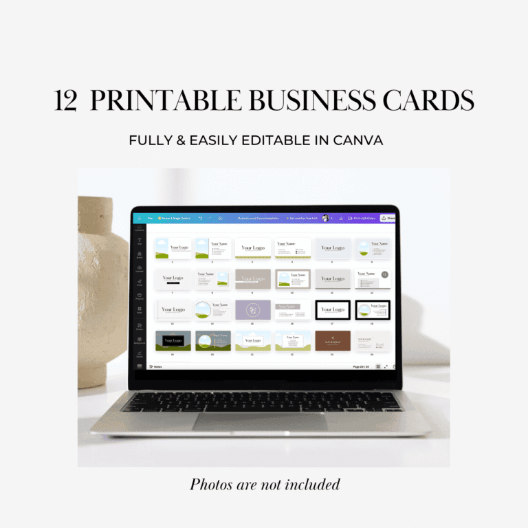 3) Diy business card templates